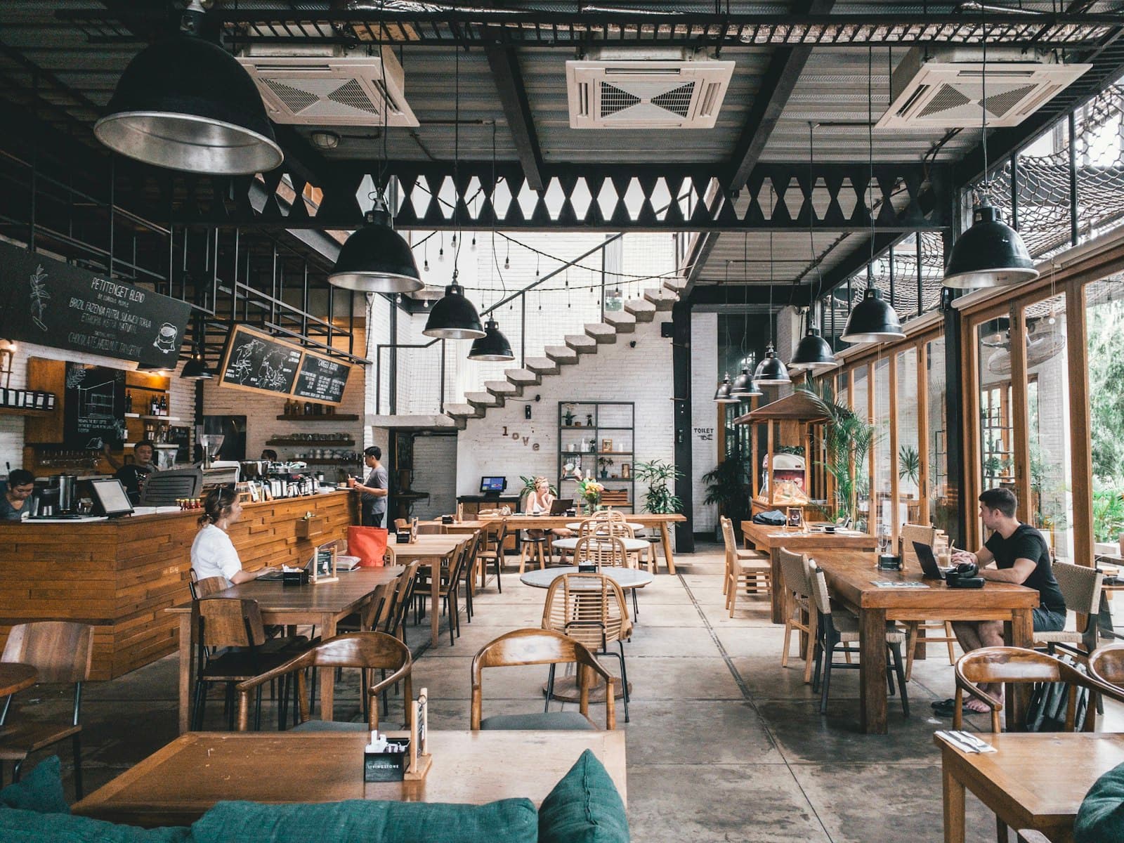 Hospitality interior representing retail and guest-facing spaces